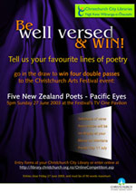 Christchurch Arts Festival Poetry Competition