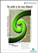 Te wiki o te reo Maori - click here to view pdf of poster