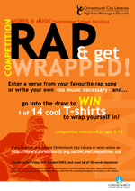 Rap and get wrapped poster
