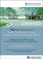 South Christchurch Library free public seminar - click to view as pdf