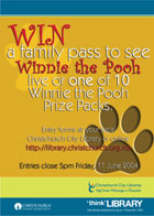 Winnie the Pooh competition poster - May 2004