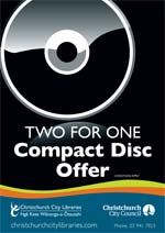 two for one Compact Disc Offer