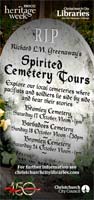 Cemetery Tours flyer