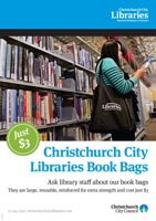 Library book bag poster