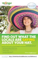 Mango Languages Poster: What are they saying about your hat?