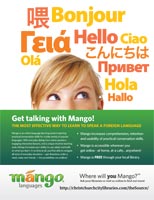 Mango Languages Poster: Say Hello