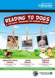 Reading to dogs term 2 poster