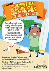 Summertime Reading Club ad