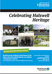Halswell heritage poster