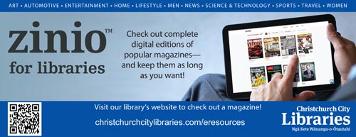 Zinio for libraries shelf talker