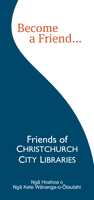 Friends of the Library brochure cover