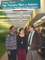 Dr Terry Ryan the Library kaumatua, Nekerangi and Haneta