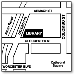 Central Library Location map