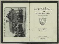 Thumbnail Image of A record of the foundation and early period of the Linwood Public Library