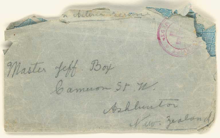 Image of Envelope, front. 