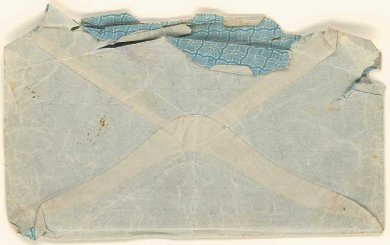 Image of Envelope, back. 
