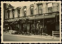 Aftermath of Ballantyne's Fire, view from Colombo Street 