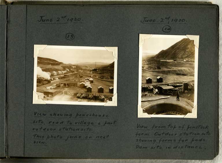 Image of Waitaki Hydro-electric Project photograph album [1929 - 1933]