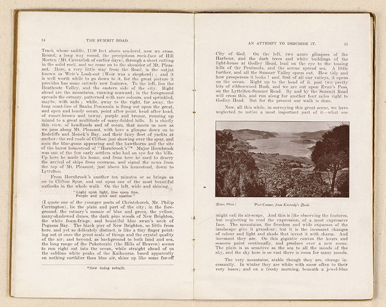 Image of The Summit Road : its scenery, botany, and geology 1914