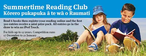 Summertimes Reading Club banner Banner