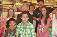 From left: Julia Greenslade, Carlos Aso, Bev Prout, Joshua James, Julianne Pask, Mark Adams and Victoria Dodge. Winners