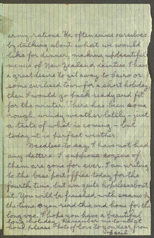 [Letter to Hazel] 1 October [1915]