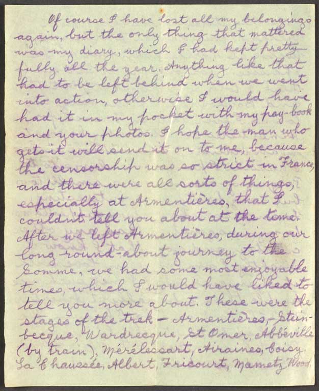 [Letter to Hazel] 10 October '16