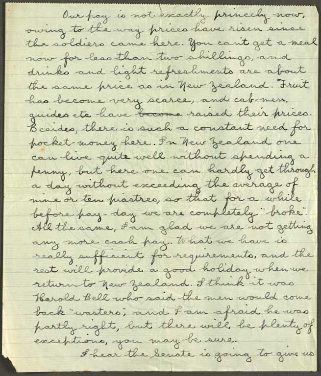 [Letter to Hazel] 13 March [1915]