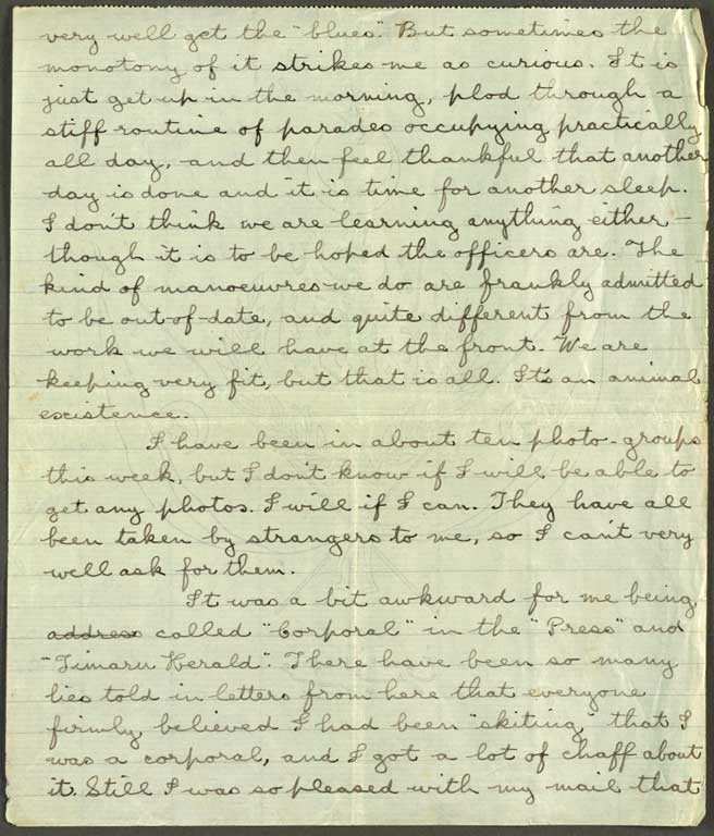 [Letter to Hazel] 28 March [1915]