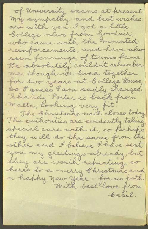 [Letter to Hazel] 7 November [1915]