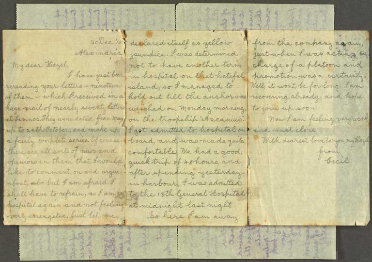[Letter to Hazel] 30 Dec '15