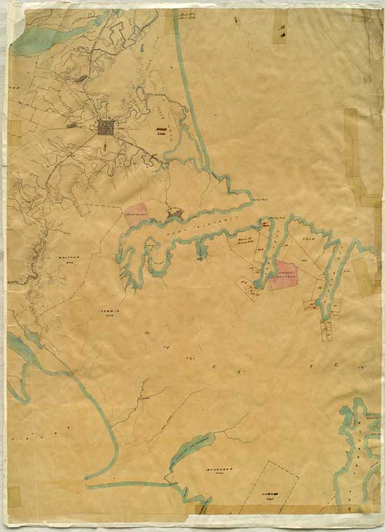 Map of surveyed districts, Canterbury. 1852 Sheet 6 of 7