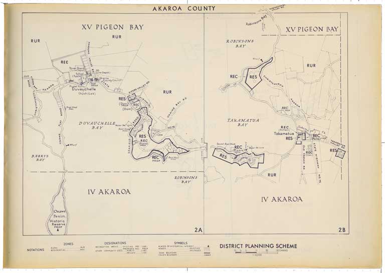 Akaroa County district planning maps : of county series. [1961?] Image 3 of 5