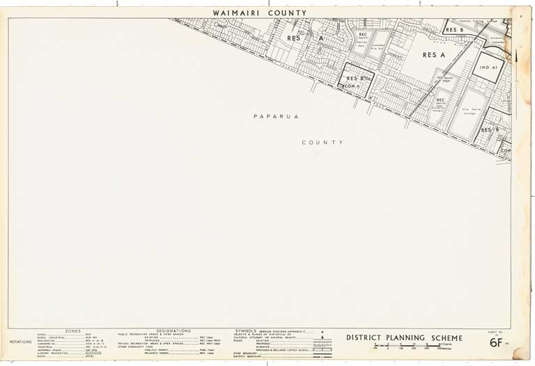 County of Waimairi - District Scheme. Planning maps. 1974 Image 5 of 23