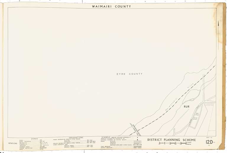 County of Waimairi - District Scheme. Planning maps. 1974 Image 23 of 23