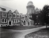 The Observatory, Botany and Physics buildings of Canterbury College, Christchurch