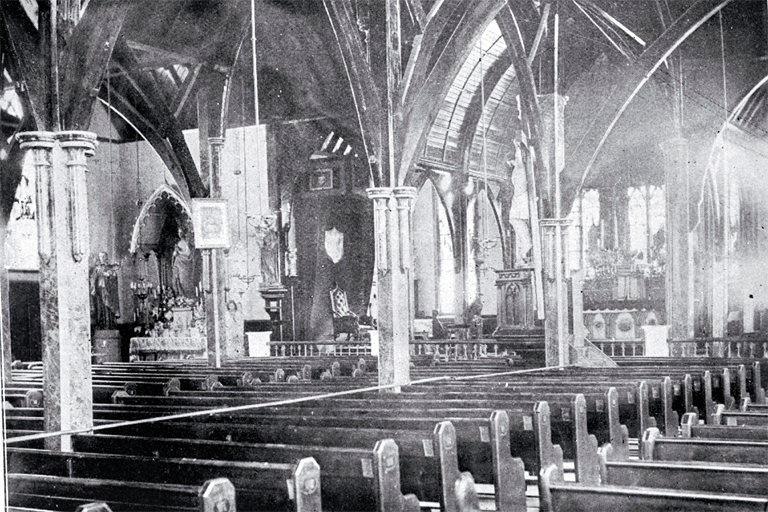The interior of the Roman Catholic Pro-Cathedral 