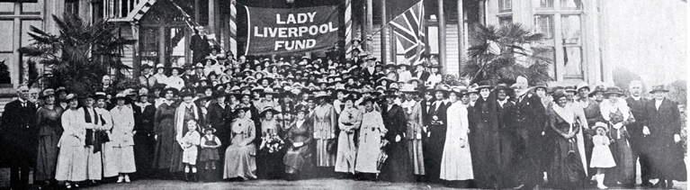 Garden party at Holly Lea, Christchurch, held in connection with the final meeting of debt workers and branch representatives of the Lady Liverpool Fund 