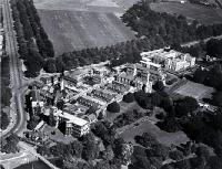Aerial view of Christchurch Hospital, Riccarton Avenue, Christchurch [ca. 1950]