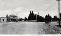 Early Christchurch motorists at the Hagley Park end of Riccarton Road