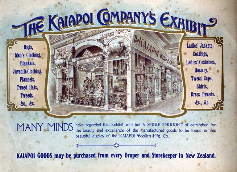 The Kaiapoi Company’s exhibit
