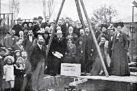 Photograph of The founding of the new Methodist Sunday School, Rugby Street, St Albans [1902]