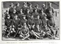 Officers of the Canterbury Mounted Regiment, Addington, Christchurch, 1914
