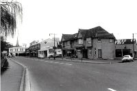 Oxford Tce from beyond Cashel & Lichfield Streets, Christchurch, 11 October 1968