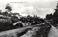 Houses on Dyers Pass Road at the junction with Cracroft Terrace, Cashmere, Christchurch, ca 1905