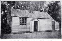 House in which John Robert Godley first lived in Canterbury, on the Deans estate in Riccarton in 1852