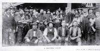A rescuing party, Brunner mining disaster, 1896.