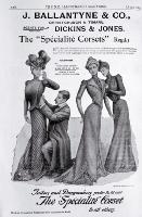 Search for a Ballantynes corset ad