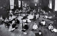 The Montessori system in operation at the Sunbeam Kindergarten at St Albans - 1915 - Detail