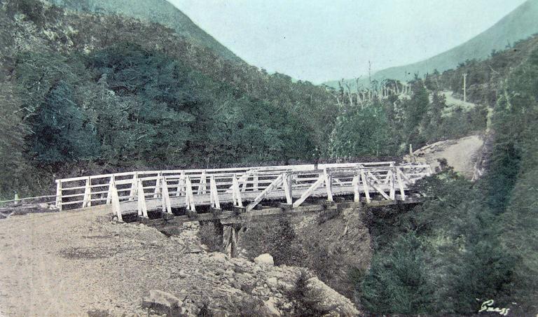 On the West Coast Road: bridge between Bealey and Arthur’s Pass.